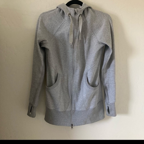 Athleta CYA Strength Full Zip Stretch Hoodie 12P Petite - Picture 2 of 11